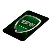 Magnet Flexible Saudi Arabia Metallic Emblem (Côté Gauche)