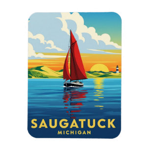 Magnet Flexible Saugatuck Voilier Michigan Travel