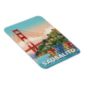 Magnet Flexible Sausalito Californie (Côté Droit)