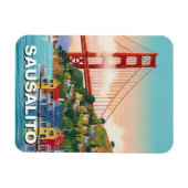 Magnet Flexible Sausalito Californie (Horizontal)