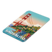 Magnet Flexible Sausalito Californie (Côté Gauche)