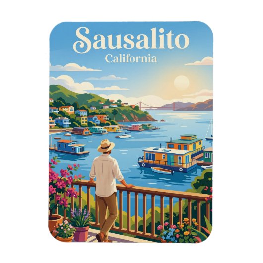 Magnet Flexible Sausalito États-Unis (Vertical)