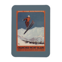 Saut à ski - Affiche de Promo olympique PLM
