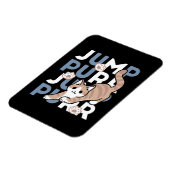 Magnet Flexible Sauter Purr Jump : Conception de chat joueuse avec (Côté Gauche)