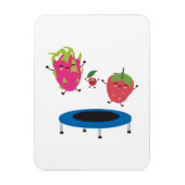 Magnet Flexible Sauts De Fruits Sur Trampoline (Vertical)