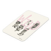 Magnet Flexible SAUVAGE | Choses Sauvages et Max - Rose (Côté Gauche)