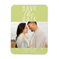 Sauver la Date de Mariage Moderne Photo de Citron