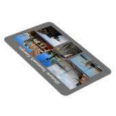 Magnet Flexible Savannah historique, aimant Géorgie (Côté Droit)