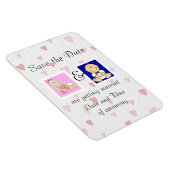 Magnet Flexible Save the date (Côté Droit)