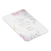 Magnet Flexible Save the date | Peine d'aquarelle à crème blanche (Côté Droit)