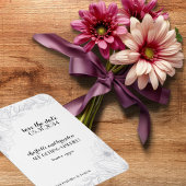 Magnet Flexible "Save the date" pour mariage