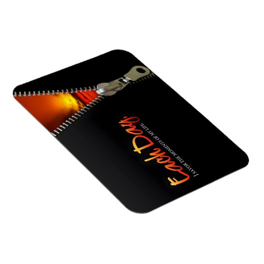 Magnet Flexible "Savourez les moments" Motivation Affirmation Flex (Côté Droit)