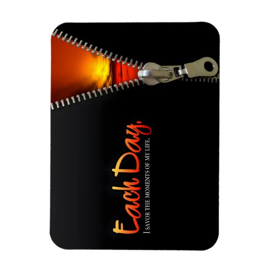 Magnet Flexible "Savourez les moments" Motivation Affirmation Flex (Vertical)