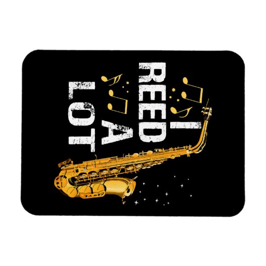 Magnet Flexible Saxophone drôle (Horizontal)