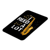 Magnet Flexible Saxophone drôle (Côté Gauche)