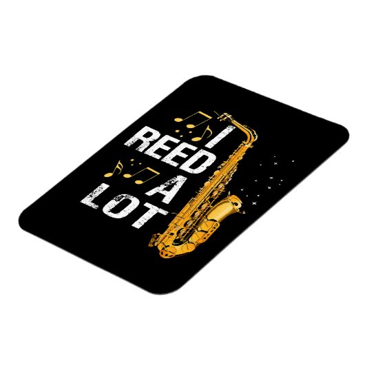 Magnet Flexible Saxophone drôle (Côté Gauche)