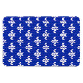 Magnet flexible SCANDIA BLUE KNIT 4x6 (Horizontal)
