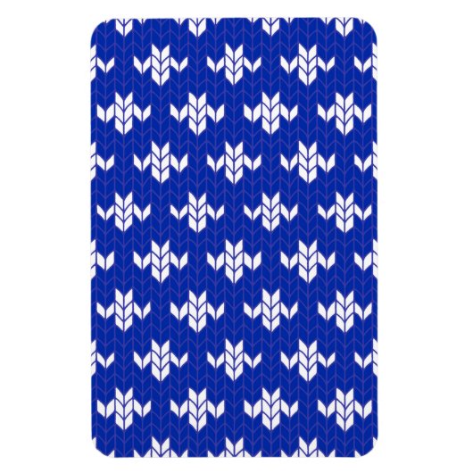 Magnet flexible SCANDIA BLUE KNIT 4x6 (Vertical)