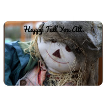 Scarecrow souriant 3" x 4" Aimant photo flexible
