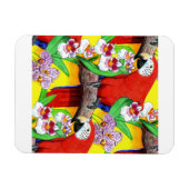 Magnet Flexible Scarlet McCaw (Horizontal)