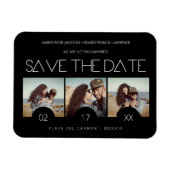 Magnet Flexible Scénario moderne Élégant Romantique Trois Photos E (Horizontal)