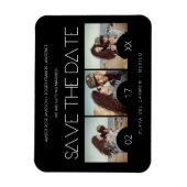 Magnet Flexible Scénario moderne Élégant Romantique Trois Photos E (Vertical)