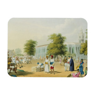 Magnet Flexible Scène à Bombay, du volume I de 'paysage, costume