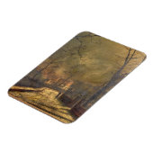 Magnet Flexible Scène d'automne, Leeds, 1874 (huile à bord) (Côté Gauche)