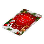 Magnet Flexible Scène de fêtes de Noël (Côté Gauche)
