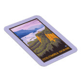 Magnet Flexible Scène de la gorge de Columbia avec pointe de la Co (Côté Droit)