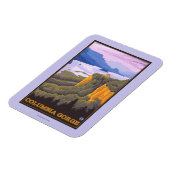 Magnet Flexible Scène de la gorge de Columbia avec pointe de la Co (Côté Gauche)