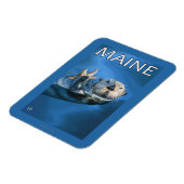Magnet Flexible Scène de Loutres de Maine (Côté Gauche)
