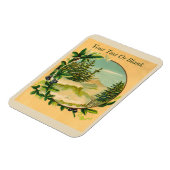 Magnet Flexible Scène de montagne rustique (Côté Gauche)