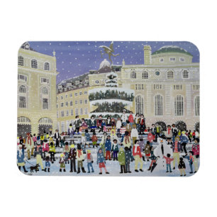Magnet Flexible Scène de neige de Piccadilly