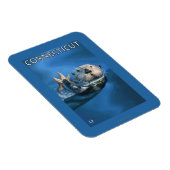 Magnet Flexible Scène de Otter de mer Connecticut (Côté Droit)