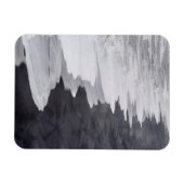 Magnet Flexible Scène de plage en noir et blanc (Horizontal)