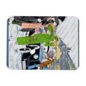 Magnet Flexible Scène de rue Art Déco (Horizontal)