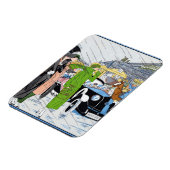 Magnet Flexible Scène de rue Art Déco (Côté Gauche)