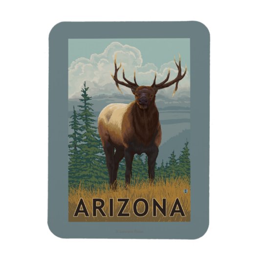 Magnet Flexible Scène Elk Arizona (Vertical)