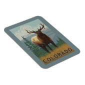 Magnet Flexible Scène Elk Colorado (Côté Droit)