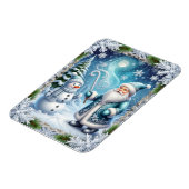 Magnet Flexible Scène enneigée de Noël (Côté Gauche)
