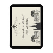 Magnet Flexible Scène Fleur de Lis Nouvelle-Orléans (Vertical)