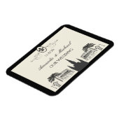 Magnet Flexible Scène Fleur de Lis Nouvelle-Orléans (Côté Gauche)