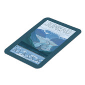 Magnet Flexible Scène glaciaire - Juneau, Alaska (Côté Gauche)