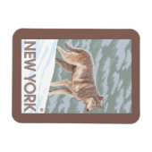 Magnet Flexible Scène New YorkWolf (Horizontal)
