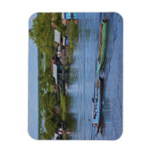 Magnet Flexible Scène rurale, lac Tonle Sap, Siem Reap, Angkor, (Vertical)