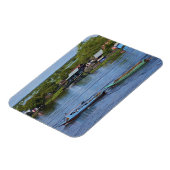 Magnet Flexible Scène rurale, lac Tonle Sap, Siem Reap, Angkor, (Côté Gauche)