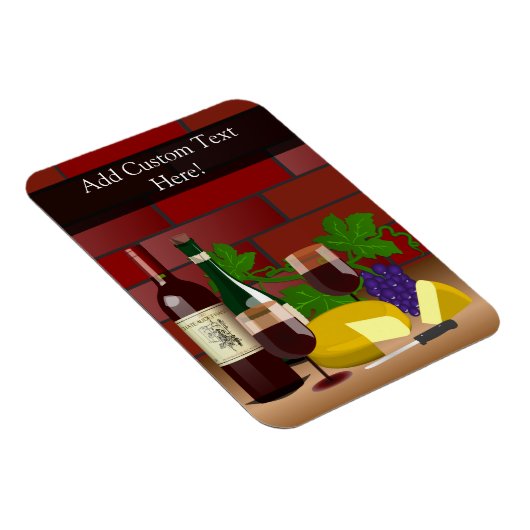 Magnet Flexible Scène table de fromage à vin (Côté Droit)