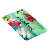 Magnet Flexible Scène tropicale personnalisable (Côté Droit)