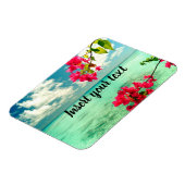 Magnet Flexible Scène tropicale personnalisable (Côté Gauche)